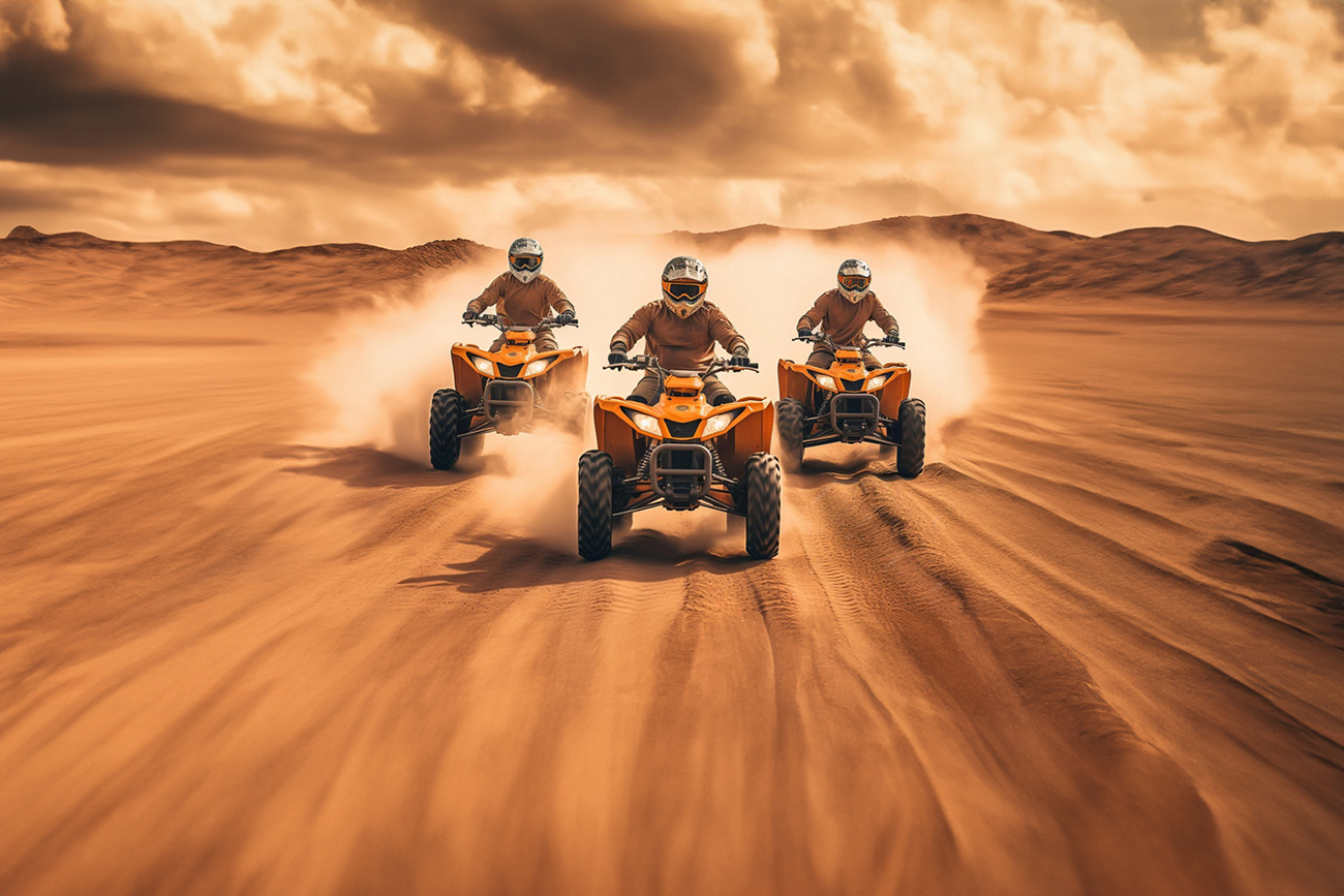 30 Mint Quad Bike Desert Safari